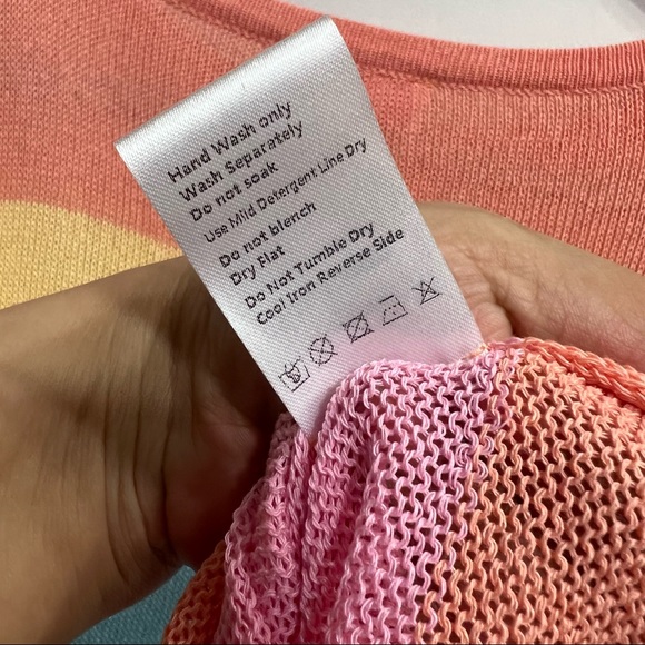 Pink Lily Multicolor light weight sweater Large - Picture 9 of 10